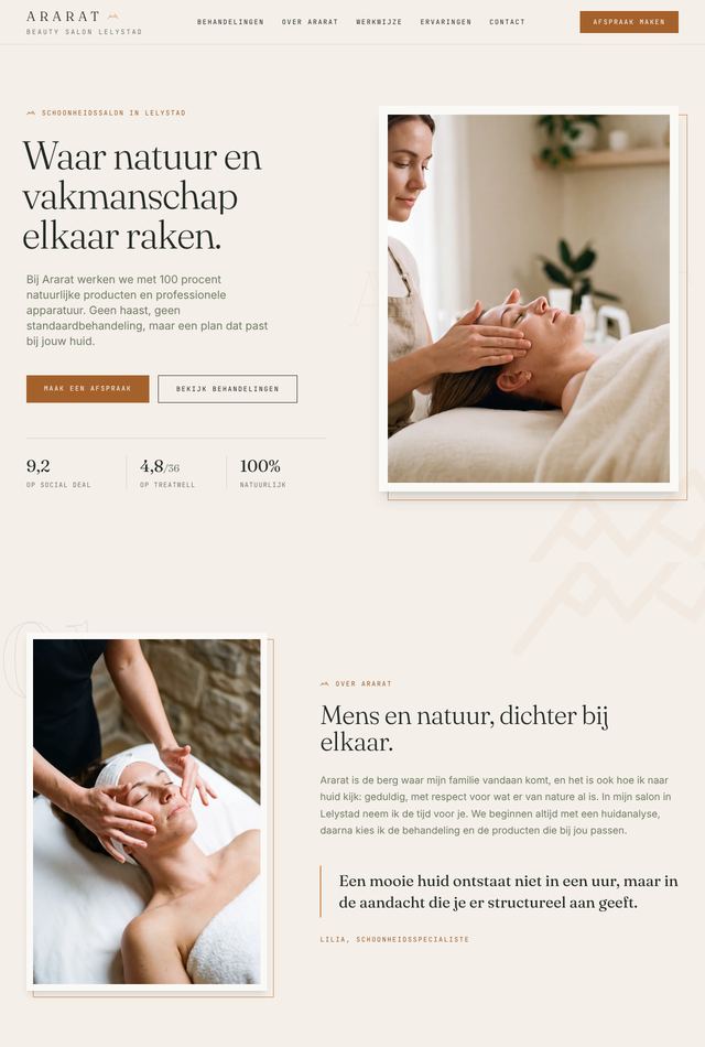 Ontwerp voor Beauty Salon Ararat