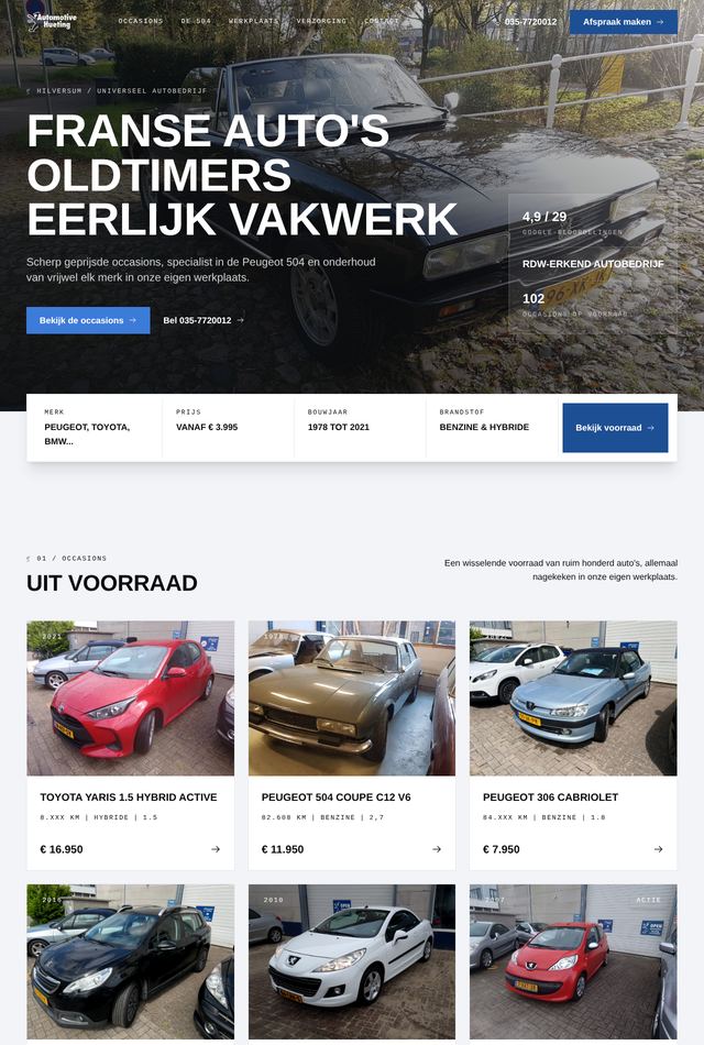 Ontwerp voor Automotive Hueting